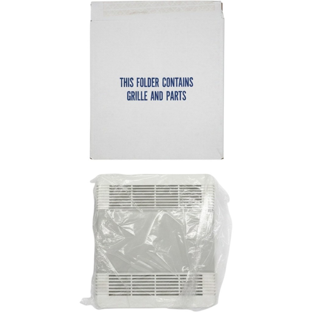 NuTone 85315000 Grille and Lens Assembly White Bathroom Fan Replacement Cover